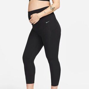 Nike Zenvy Dri-Fit Gentle Support High-Waisted 7/8 Maternity Leggings Pockets